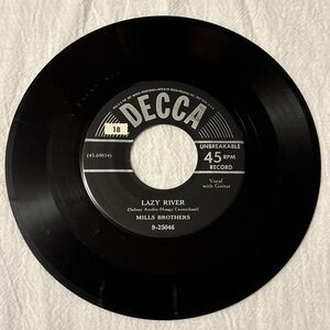 Mills Brothers Cielito London/Lazy River Decca Records 45RPM